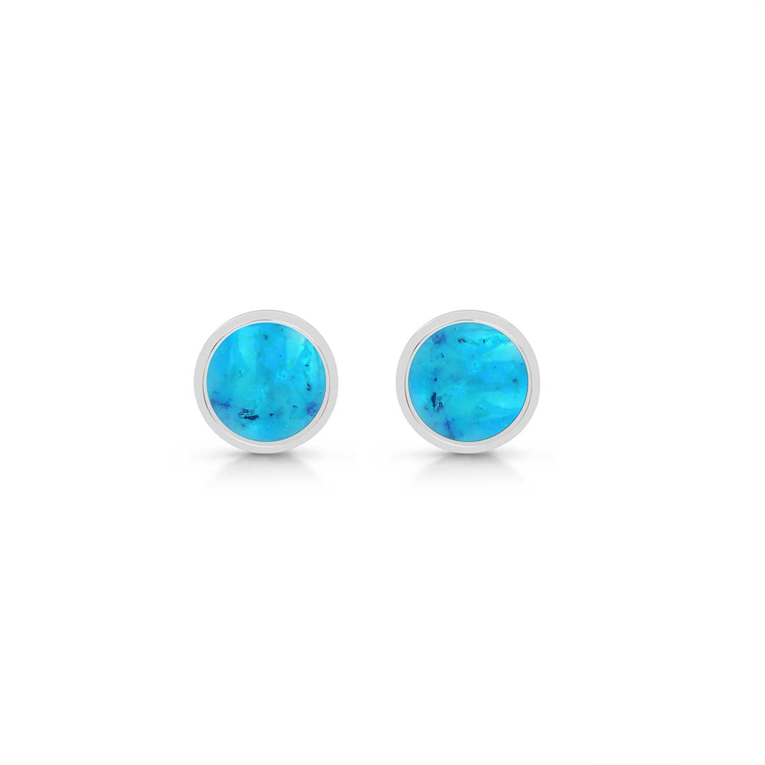 Turquoise Stud Earring-(TRQ-SE-724.)